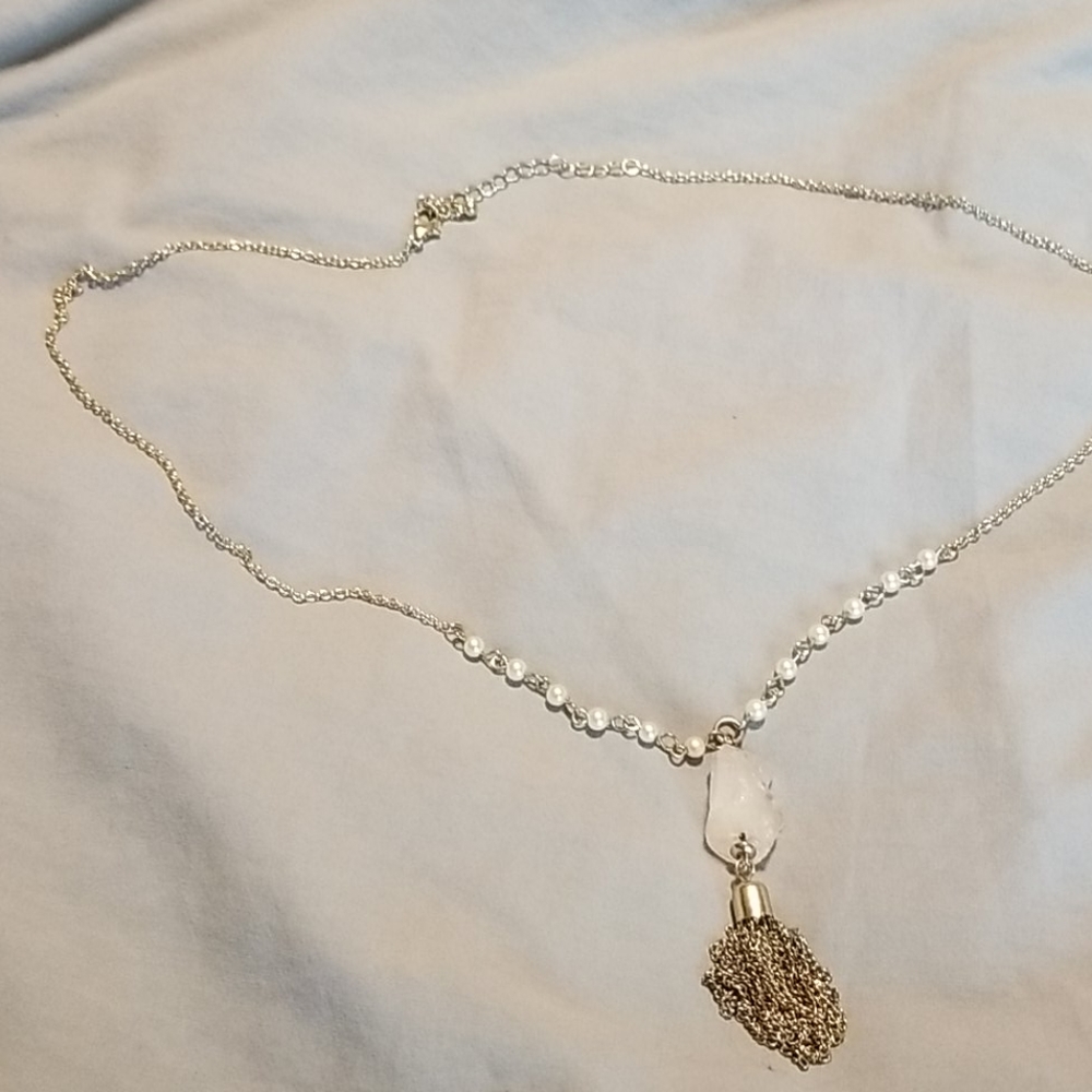Crystal necklace🌻🌻